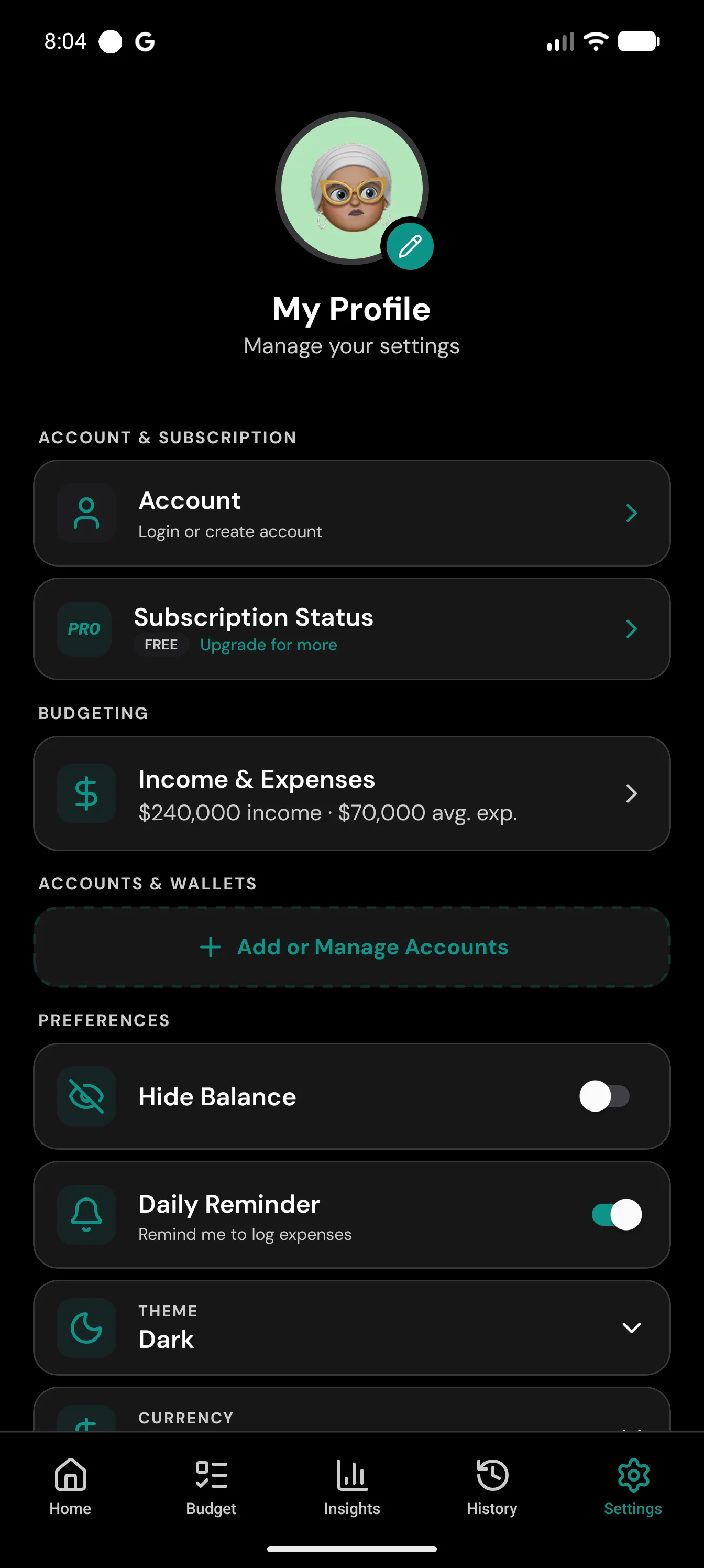 Vera app screenshot 7